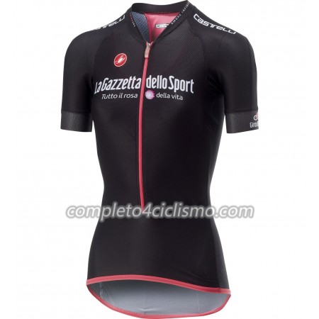 Donna Maglia Nera 2018 Giro d'Italia Manica Corta